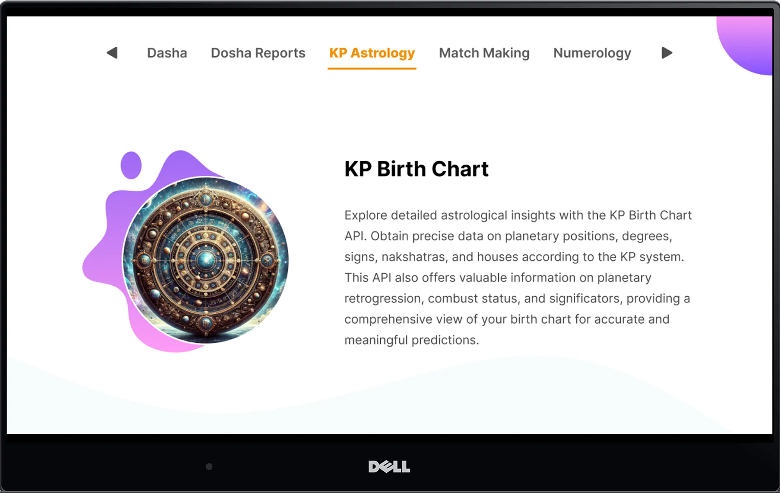 Astrochalit API Screenshot 1