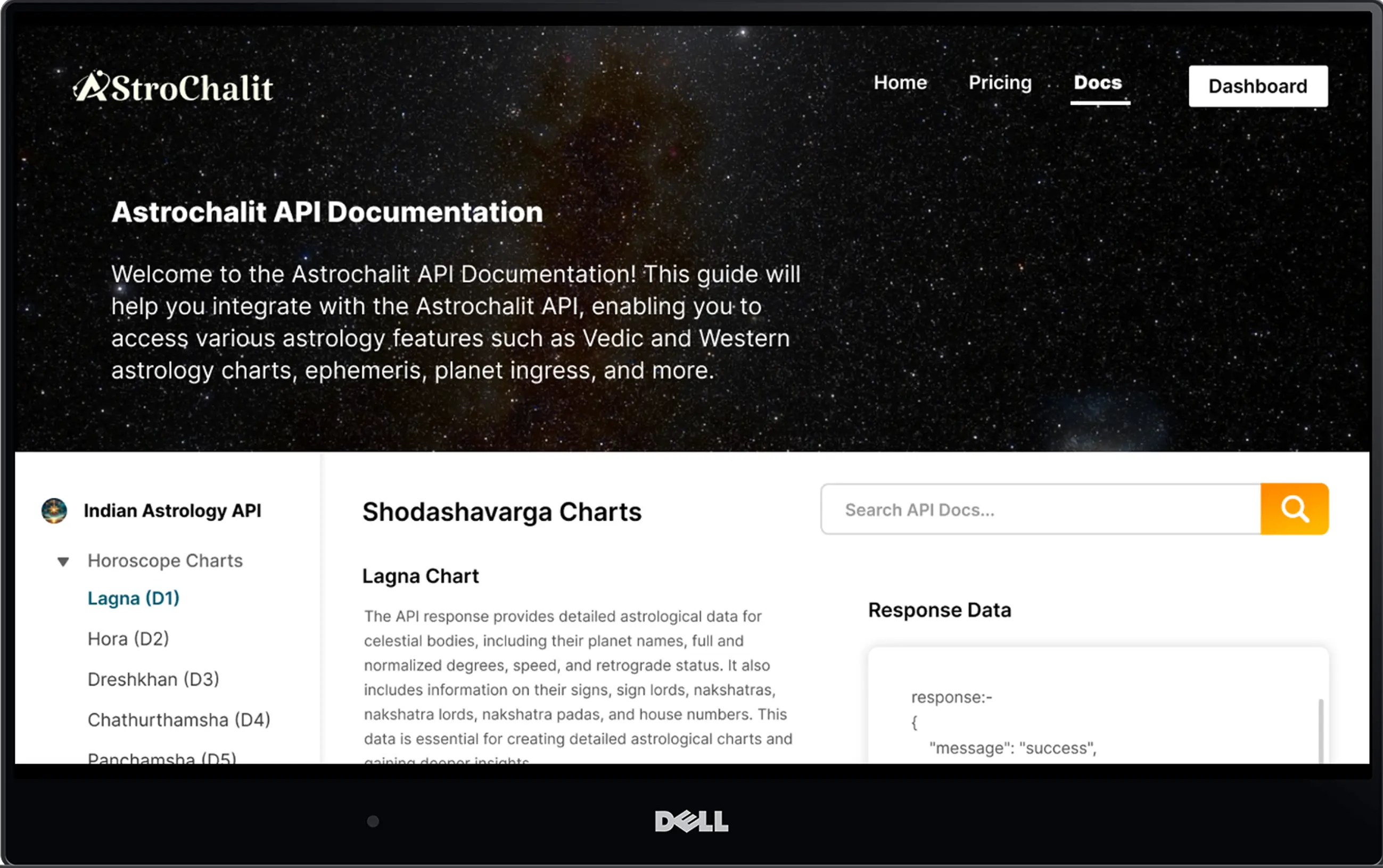 Astrochalit API Screenshot 2