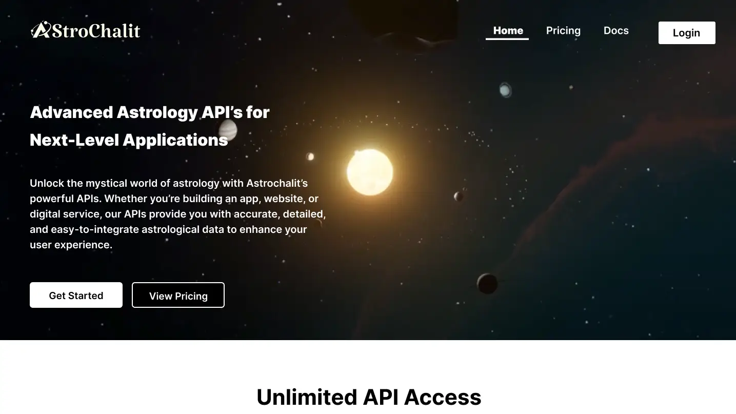 Comprehensive Astrology API Suite