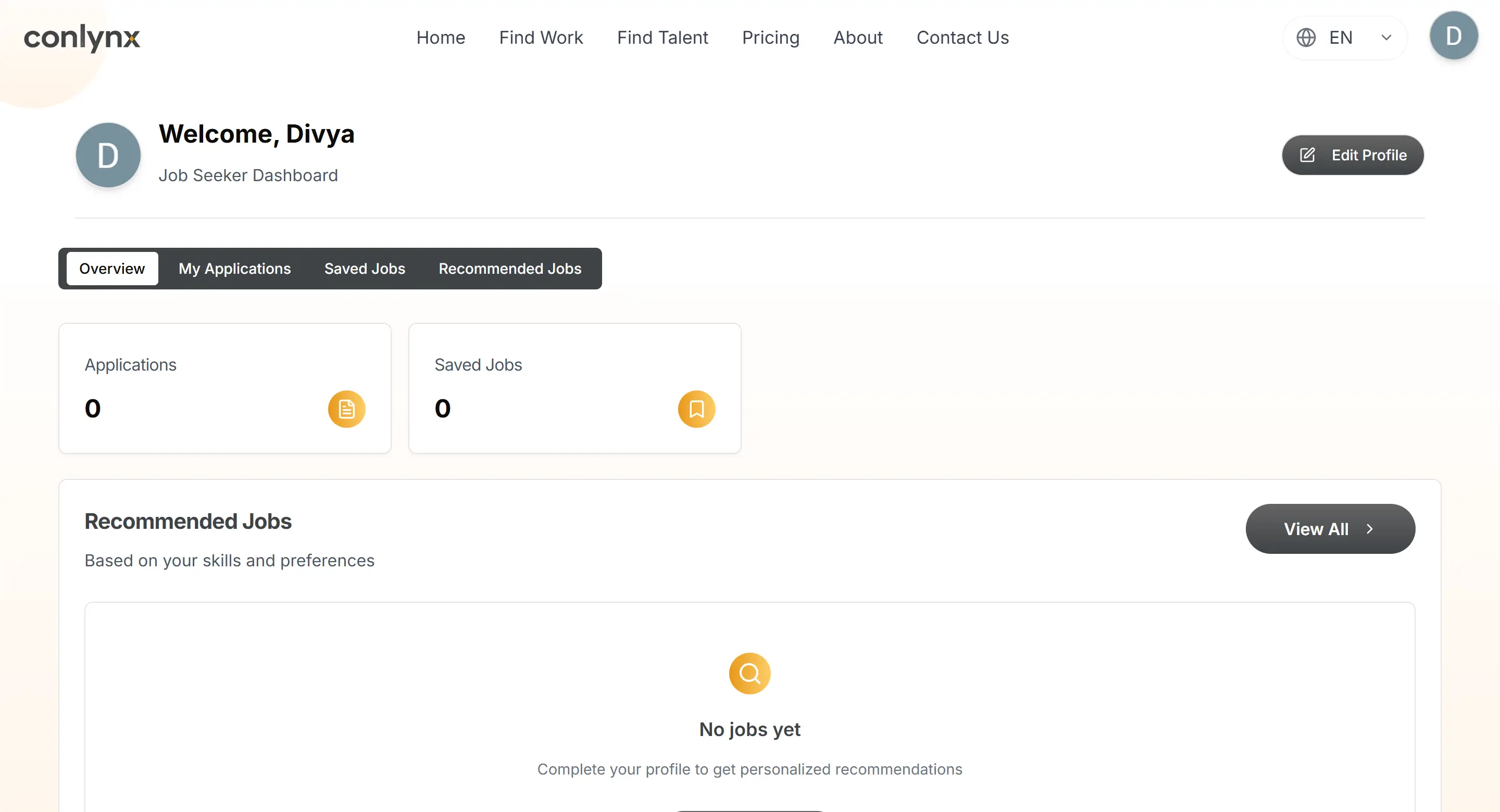 Application Dashboard