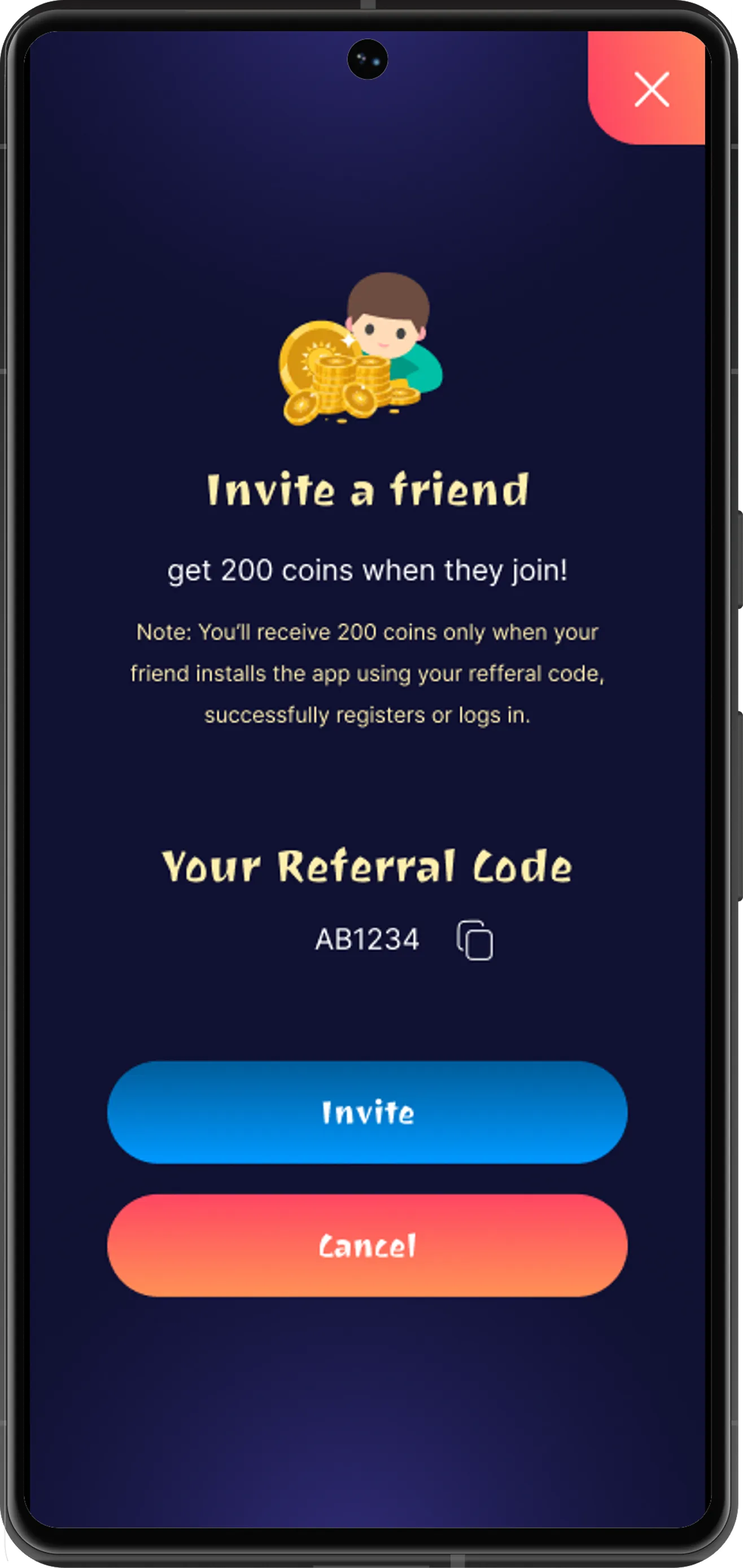 Invite Friends