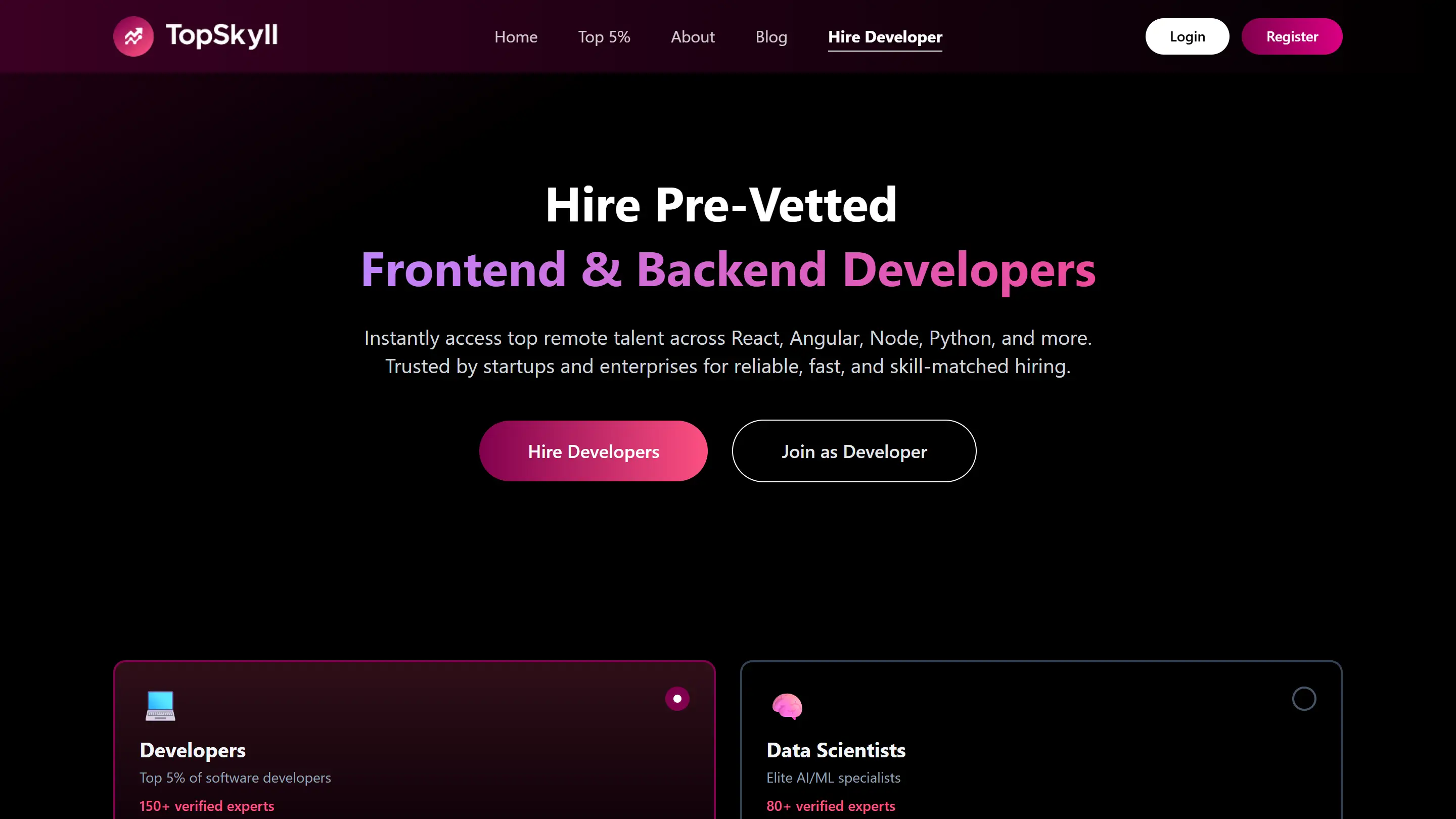End-to-End Hiring Support